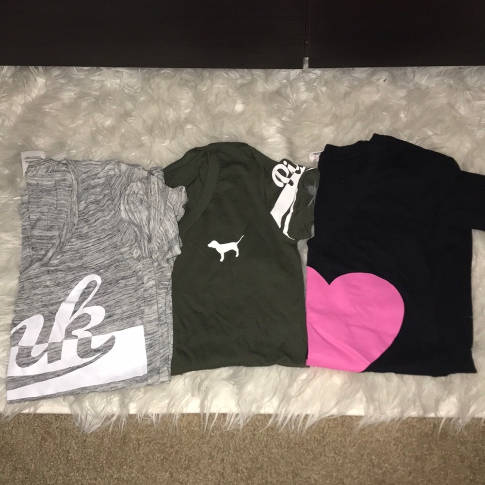 3 Victoria’s Secret t shirts